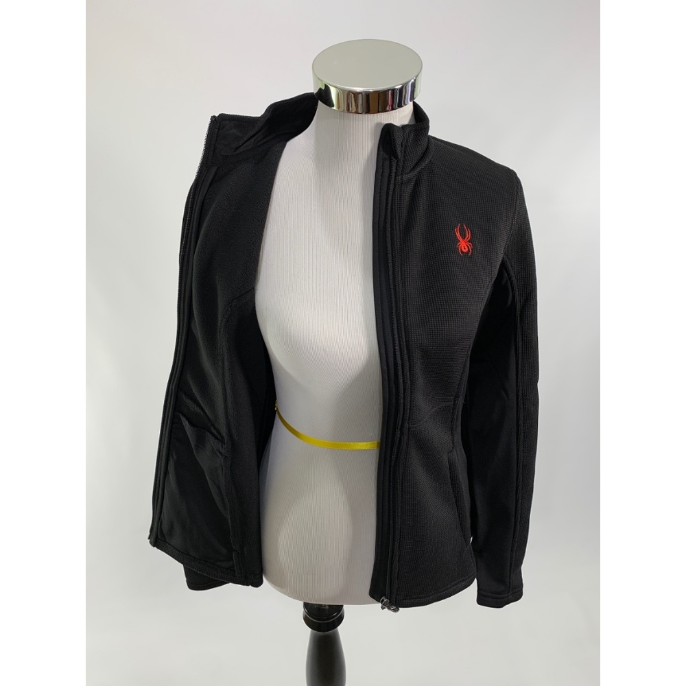 Spyder Women's Black Tonal Stryke Jacket - Picture 4 of 8